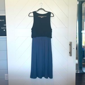 Loft Petite large sleeveless dress